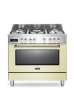 ELBA Excellence 90CM 5 Burner Gas Cooker With Electric Oven - Slate Grey + Free Totai Heater