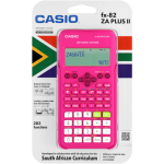 Casio FX-82 Za Plus II Scientific Calculator Pink 85-0083-08
