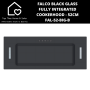 Falco Black Glass Fully Integrated Cookerhood - 52CM FAL-52-BIG-B