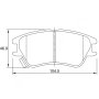 Hyundai Kbc Brake Pads Front For Atos - Spares Direct