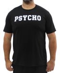 Mens Printed Psycho Tee - 10XL Black