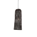 Jellis Bamboo Pendant Light Black