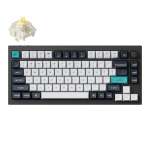Keychron Q1 Max Qmk via Rgb Wireless Custom Mechanical Keyboard Gateron Banana Switches - Black