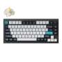 Keychron Q1 Max Qmk/via Rgb Wireless Custom Mechanical Keyboard Gateron Banana Switches - Black
