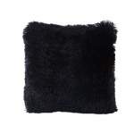 Smte Black Fluffy Cushion With Keychain