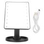 LED Makeup Mirror Black