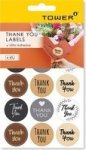 Thank You Labels 45 Labels