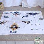 Milestone Blanket Top Gun Planes