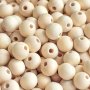 50/100/200PCS Wood Beads Natural Unfinished Round Wooden Loose Beads Wooden Spacer Beads For Craft Making Ornaments And Diy Crafts