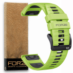 Elite 26MM Easyfit Two-tone Watch Strap - Garmin - Lime black