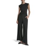 Stud Vest Top -black