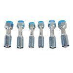 Wisepick 6PCS Air Conditioning 6 8 10 Ac Fitting Set For Reduced Hose Female Oring Beadlock Straight