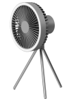 Ashcomonline USB Rechargeable Camping Fan With Tripod A+++ 23 Mm 5 Blade Table Fan