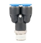 AirCraft Pu Hose Fitting Y Joint 12MM-1 2" M