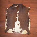 A Grade Nguni Hide 574 Brown white M - Medium Brown white Panelled