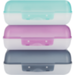 Gelin Plastic Lunch Box Colour May Vary