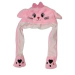 Pink Kitty Squeeze Hat