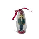 Red Candle Wax Nutcracker 2.9X4.3X14.7CM