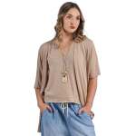 Lurex Batwing Cardi - Peach Free
