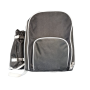 Picnic Cooler Backpack With Bottle Holder Black