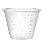 Medicine Cup Plastic 100ML 20S