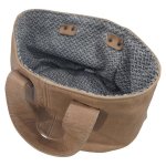 Bovine Shiduli Desert Leather Basket Medium