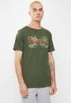 Crosshatch Cremlike Ch Crew Neck - Dark Green