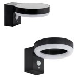 Outdoor LED Solar Light With Sensor LS023 Matte Black