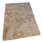 Smte Quality Maxsoft Rabbit bunny Skin Fluffy Rug With Smte Keychain-gold 160 L X 230 W Cm