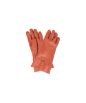 Pvc Mediumweight Red brown Elbow Length Gloves – 40CM