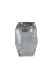 Laser Edge Votive Tall Clear 80MM X 80MM X 120MM
