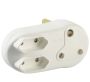 Plug-adaptor 1X16A+2X5A-2PN Sunken - 2 Pack