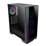 Antec NX600 Argb LED Motherboard Supported Controller Tempered Glass Side|front Gpu 350MM Atx|micro Atx|itx Gaming Chassis – Bla