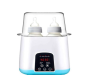 Digital Baby Bottle Sterilizer And Warmer - White And Blue - Blue