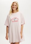 Cotton On 90S Graphic T-Shirt Nightie - Lcn Bab Babar Yoga Eiffel Tower