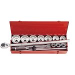 King Tony 1" Drive Socket Wrench Set 14 Piece