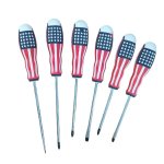 Screwdriver Set Usa Flag Design 6PC