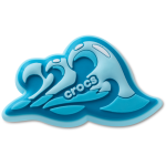 Triple Big Wave Jibbitz - Multi Osfa