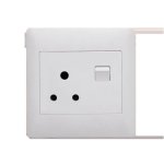 Apollo Socket 1X16A 100X100 Wht