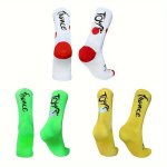 Cycling Socks Breathable Sweat Absorbing Socks Outdoor Running Fitness Sports Socks