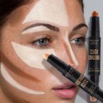 Natura L Glow Highlight & Bronzer Stick - Waterproof Buildable Coverage For All Skin Tones Lightweight Contouring & Concealer Ma