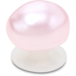 Pink Oval Baroque Pearl Jibbitz - Multi Osfa