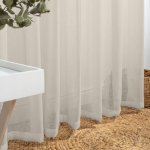 Amalfi Taped Unlined Curtain - Natural - 270 X 218CM