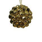 Iron Baubles With Bells 9CM - Gold