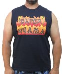 Mens Printed Vest - 8XL Navy