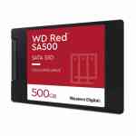 Western Digital Wd Red SA500 500 Gb 2.5 Inch 7 Mm Sata 6 Gbs 3 D Nand Internal Solid State Drive WDS500 G1 R0