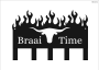 Lifespace "braai Time" Braai 5 Hook Utility Rack