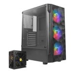 Antec NX260 Atx Mid-tower Gaming Chassis+ Vp 550W Psu Bundle