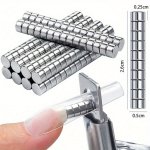 10 20 30 50PCS Round Magnet Nail Art Tools - Powerful Multi-functional Magnetic Nail Tips For Acrylic False Nails Manicure Cutte