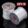 2PCS Strong Elastic Beading Cord 10M Each - Durable Nylon Crystal String For Diy Bracelets & Necklaces Jewelry Crafting Supplies